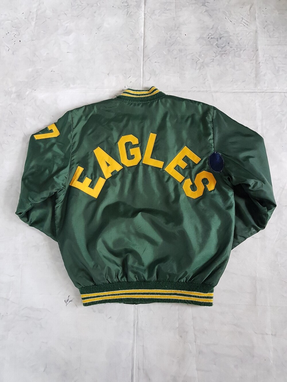 Vintage 90s St.Edward Eagles CHRIS Varsity Jacket #87